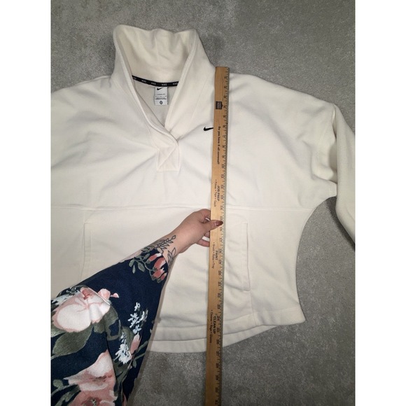 Nike Therma-FIT One Women's Oversized Long-Sleeve Fleece FB5642-110 Sz L - Picture 7 of 8